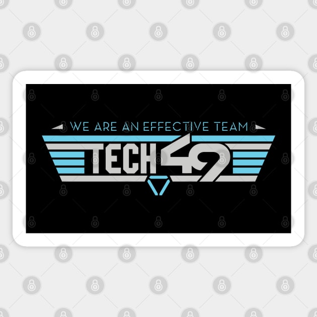 Tech 49 Sticker by TrulyMadlyGeekly